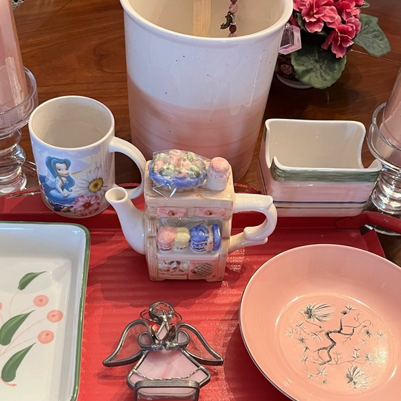 Disney Bon Bon Buddies Fairy Mug, 1968-Now. Tinkerbell, etc. PINK - Picture 9 of 9